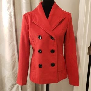 Red Pea Coat